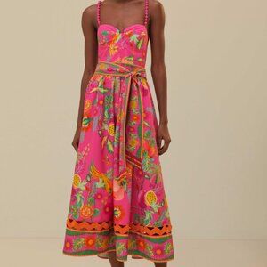 Farm Rio Delicate Fruit Garden Maxi Dress
